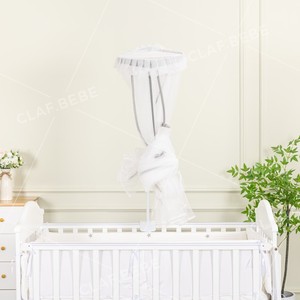 มุ้งกันยุงสำหรับเด็กอ่อนแบบแขวนบนพื้นถึงเพดานสไตล์ยุโรป - Product Image 6