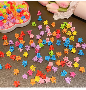 Kinderen snoepkleurige ster Mickey Mouse haarclip kleine alligatorclip plastic handgemaakt schattig baby haaraccessoire voor haar - Product Image 3