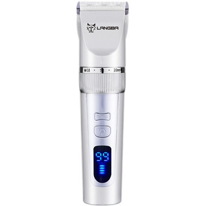 เครื่องตัดขนสัตว์เลี้ยง Langba หมุนได้ 360 องศา พร้อมจอ LCD แสดงผลแบบชาร์จไฟได้ สำหรับตัดแต่งขนแมวและสุนัข - Product Image 5