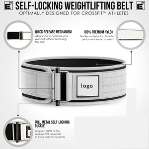 Ceinture de <span class=keywords><strong>musculation</strong></span> professionnelle personnalisée en nylon pour squats, soulevés lourds, entraînement abdominal, protection sportive, ceinture de fitness pour la salle de sport - Product Image 4