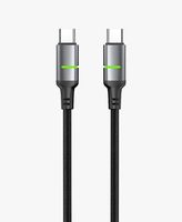 Cable USB-C PD con Indicador LED Trenzado, Conductor de Cobre Puro y Aleación de Aluminio, Carga Rápida de 60W 100W 240W 5A para Impresora, OEM