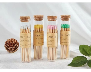 Luxury <strong>Matches</strong> in Glass Jar With Logo High Quality Colored <strong>Matches</strong> Safety Personalized Long Safety <strong>Matches</strong> - Product Image 2