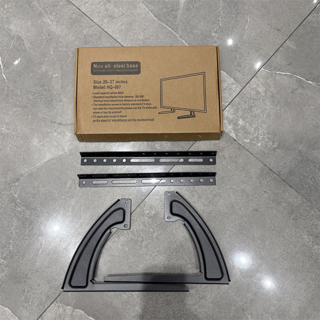 HQ-007 Universal TV Legs 26-37'' Desktop Stand Capacity 45Kg Base Para TV Desk TV Unit Leg