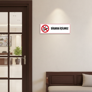 แผ่นโลหะห้ามสูบบุหรี่ ขนาด 10x30 ซม. - Product Image 5