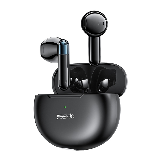2024 Latest Wholesale Yesido TWS12 TWS True Wireless Bt Noise Reduction Earphone(Black)