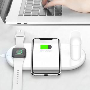 Estación de <span class=keywords><strong>carga</strong></span> inalámbrica 3 en 1, soporte de <span class=keywords><strong>carga</strong></span> rápida de 10W para reloj inteligente, auriculares para teléfono móvil - Product Image 6