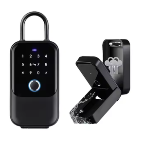 Boîte à clés numérique étanche Coffre-fort externe à clé intelligente de sécurité à 4 positions avec mur à <span class=keywords><strong>code</strong></span> robuste en alliage d'aluminium durable Tuya - Product Image 2
