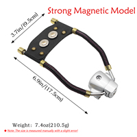 Accessoires de tir Piaoyu, support de poignet magnétique en alliage de zinc, porte-balles en acier, 2 styles pour le tir en plein air