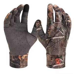 Venta al por mayor OEM personalizado verano camuflaje impresión caza dedos completos transpirable antideslizante Palma ciervo pato selva <span class=keywords><strong>cazador</strong></span> guantes <span class=keywords><strong>de</strong></span> tiro - Product Image 4