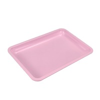Plateau rectangulaire en fer blanc BST204 180x125mm exclusif transfrontalier pour cigarettes et tabac, petit plateau de rangement pour manucure Dongguan