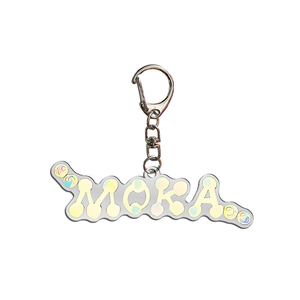 Custom Creative Color Japanese Coffee Shop Flash Name <b>Anime</b> Pattern UV Printed Brand Cartoon Style Acrylic Key Chain Bag - Product Image 4