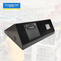 Mesin Kasir Desktop Metal Layar Sentuh Ganda Android Quad-Core RK3566 S60-A Penyimpanan EMMC 32G/64G Memori 2GB DDR3 SS58