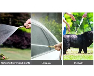 4 "altezza ciuccio in ottone ugello a spruzzo diretto regolabile torsione pistola ad acqua da giardino lavaggio auto Pet doccia pulizia del giardino - Product Image 3