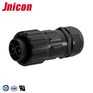 M40 high current 2+4 pin power & signal connector IP67 industrial waterproof male female connector