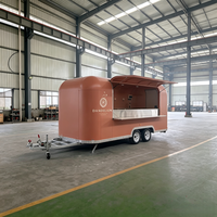 Remorque alimentaire avec salle de bain, Camions de restauration, Remorque alimentaire avec cuisine complète, Chariot à glaces, Remorque mobile, Chariot à café