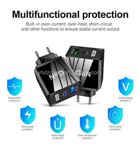 65W <b>Charger</b> Adapter Fast Charging USB Type C Quick <b>Charger</b> with Temp Control & ABS Shell PD QC3.0 for <b>Multi</b> Devices - Product Image 6