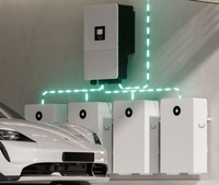 Baterai Lifepo4 deye 51.2v 280ah 15kw 15kwh dengan Pemasangan di Dinding