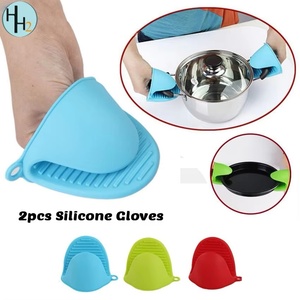 Guante de Horno y Soporte para Ollas de Silicona Mini, Superventas, Estilo Moderno, Duradero, Apto para Lavavajillas, para Uso en Cocina, Herramientas para Hornear Pasteles - Product Image 3