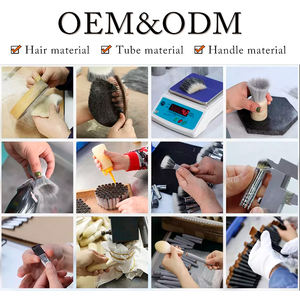 5 pièces cheveux synthétiques doux végétaliens avec miroir taille de voyage en gros marque privée Logo personnalisé ensemble de pinceaux de maquillage - Product Image 6