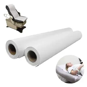 Customizable Disposable Smooth Crepe Material Exam Table Paper Rolls Medical Paper Roll For Patient Hospital Clinic