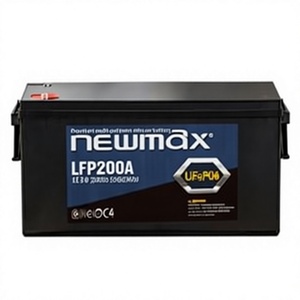 6 NEWMAX LFP200A Korea Solid State LiFePO4 12.8V 200Ah 5000 Cycles Deep Cycle <b>Battery</b> Solar Energy Storage <b>UPS</b> RV Marine - Product Image 1