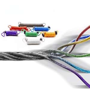 रिट्रेटेबल pvc प्लास्टिक लेपित बाइक लॉक सुरक्षा वसंत केबल लायनर्ड, साइकिल के लिए एंटी-चोरी कॉइल वायर रस्सी डिस्क केबल लॉक - Product Image 3