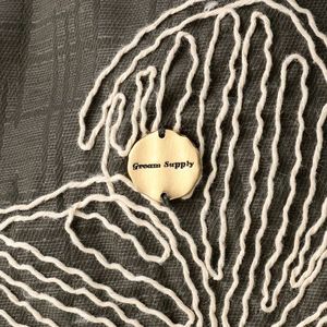 Bolso de mano con bordado de patrones, fibra de poliéster + material de piel de vaca, bolso diario para mujer, bolso de mano de estilo retro - Product Image 6