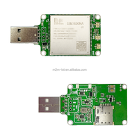 SIM7600NA-H Dongle HAT Waveshare Raspberry Pi Jetson Nano LTE Cat-4 4G Mendukung Penentuan Posisi GNSS untuk Amerika Utara A943