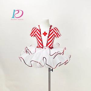 Juego de rol personalizado Doctor con <span class=keywords><strong>tiras</strong></span> elásticas falda tutú de tela para niñas - Product Image 1