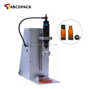 Semi Automatic Screw Cap Capping Machine Bottle Single Head Capping Machine For Dropper Essential Oil Bottle