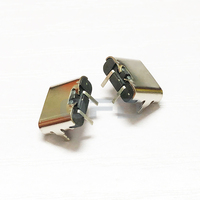 8.95mm 2Pin 3A Bend Plug Type-C Connecteur USB PCB Mount Type-C USB Femelle Socket Connecteur 2Pin Type-C Connecteur