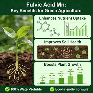 Ácido Fúlvico Mineral de Alta Pureza en Polvo, Manganeso Quelatado al 10%, Fertilizante Orgánico Soluble en Agua para la Agricultura - Product Image 5