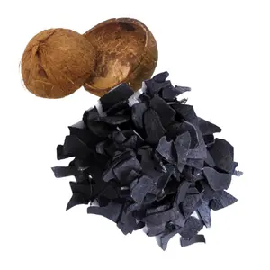 VENTE FLASH - CHARBON DE COQUILLE DE NOIX DE COCO NOIR Forme de briquette pour utilisation agricole Haute qualité et prix compétitif Exportation du Vietnam - Product Image 1