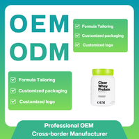 Poudre de protéine aromatisée OEM ODM en vente chaude poudre de protéine de lactosérum clair poudre de protéine d'açai citron vert