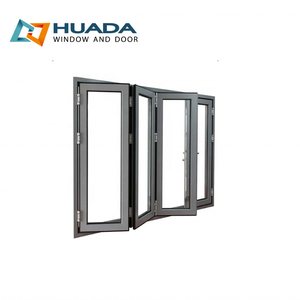 Portes pliantes en verre et aluminium, coupe-vent, insonorisées, portes pliantes <span class=keywords><strong>pour</strong></span> patio, porte pliante en verre et aluminium <span class=keywords><strong>pour</strong></span> <span class=keywords><strong>véranda</strong></span> - Product Image 6