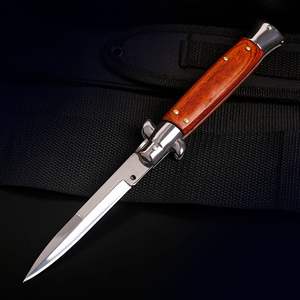 Mafia portatile ad alta durezza in acciaio inox coltello pieghevole per campeggio tattico di sopravvivenza con OEM personalizzazione imballaggio in Nylon - Product Image 6