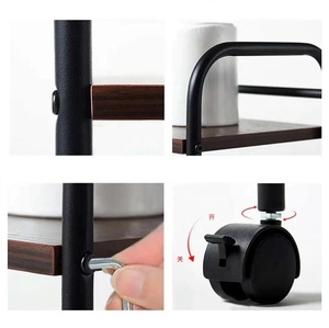 Tùy chỉnh chất lượng cao Cửa hàng đồ nội thất nhà bếp đồ dùng nhà bếp Bộ đồ ăn khăn công cụ phụ kiện kim loại lưu trữ Giá hiển thị đứng - Product Image 3