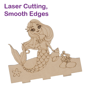 Set <span class=keywords><strong>di</strong></span> giocattoli da disegno in legno a forma <span class=keywords><strong>di</strong></span> <span class=keywords><strong>sirena</strong></span>, puzzle 3D da dipingere con <span class=keywords><strong>sirena</strong></span> e materiali artistici per bambini - Product Image 5