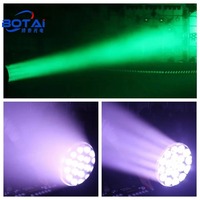 BOTAI 19x25W Zoom LED lumière de lavage à tête mobile 475W faisceau hybride 7 °-55 ° Zoom motorisé DMX512 contrôle pour DJ scène architecturale FX