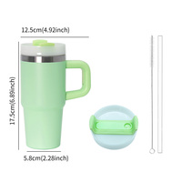 Vaso Térmico Personalizado de 14 oz con Asa, Mini Termo Infantil, Vasos Térmicos, Botella de Agua Infantil de Acero Inoxidable Libre de BPA