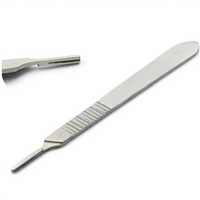 Couteau chirurgical manuel en acier inoxydable A-1 VERITAS Premium, manches réutilisables, instrument médical pour hôpital et soins intensifs