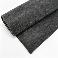 Rouleau de tissu non tissé aiguilleté coloré en viscose/polyester pour doublure d'emballage personnalisée, feutre de qualité supérieure pour doublure de boîte cadeau, épaisseur moyenne