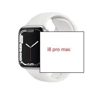 I8 PromaxスマートウォッチロータリーボタンボイスコールミュージックフルタッチスマートウォッチIP67心拍数血中酸素リロイを見る