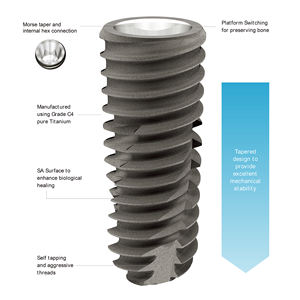 Implante Dental CANWELL BL-3 Clase III con Garantía de por Vida, Fabricantes de Implantes Dentales, Superficie S.L.A, Kit Quirúrgico de Titanio Puro, Pilar de Implante - Product Image 5