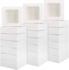 Cajas Personalizadas para Cupcakes y Postres - 4x4x2.5 Pulgadas, Color Personalizado, Papel <span class=keywords><strong>de</strong></span> Grado Alimenticio, Materiales Reciclados, con Relieve - Product Image 1