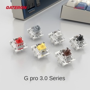 Venta al por mayor spot Gateron Teclado mecánico cuerpo del eje intercambiable en caliente G rojo Amarillo Blanco plata PRO 3,0 interruptor - Product Image 5