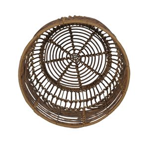 Round, hollow, transparent rattan laundry <b>basket</b>, moisture-proof and breathable, <b>large</b> capacity laundry <b>basket</b> for home use. - Product Image 2