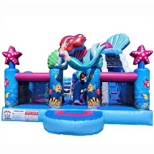 Château gonflable sur le thème <span class=keywords><strong>de</strong></span> la <span class=keywords><strong>Petite</strong></span> Sirène à vendre - Château gonflable avec toboggan sur le thème <span class=keywords><strong>de</strong></span> la <span class=keywords><strong>Petite</strong></span> Sirène - Product Image 5