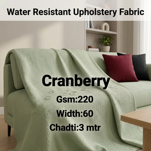 Tela de Tapicería Premium Resistente al Agua, Tejido Liso, 220GSM, 60 Pulgadas de Ancho, Rollo de 3 Metros para Decoración de Interiores y Muebles - Product Image 3