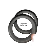 Bomba de vacío para compresor de aire, cilindro de cuero, material PTFE y fibra de carbono PEEK, anillo de pistón atomizador, anillo de sellado de motor